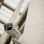 White Surveillance Camera